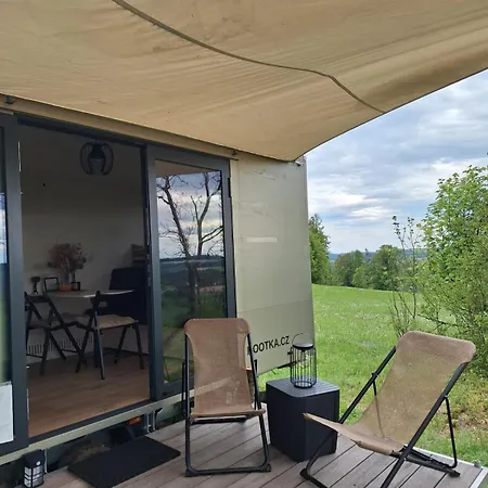 Wonderful Tiny House Hootka With Fabulous View Near Semily