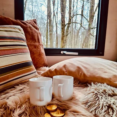 Tatil Evi Wonderful Tiny House Hootka With Fabulous View Near Semily *