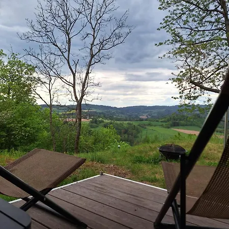 Tatil Evi Wonderful Tiny House Hootka With Fabulous View Near Semily Bystrá nad Jizerou
