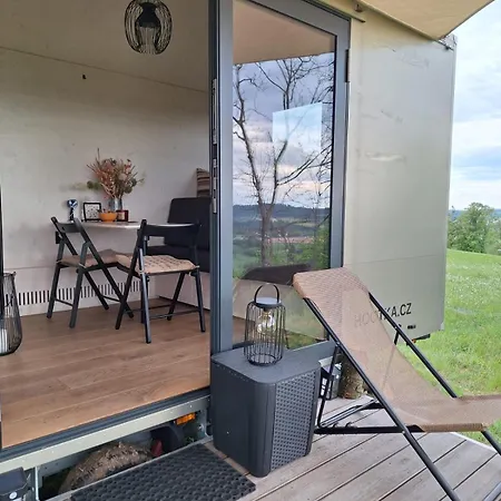 Tatil Evi Wonderful Tiny House Hootka With Fabulous View Near Semily