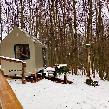 Tatil Evi Wonderful Tiny House Hootka With Fabulous View Near Semily *