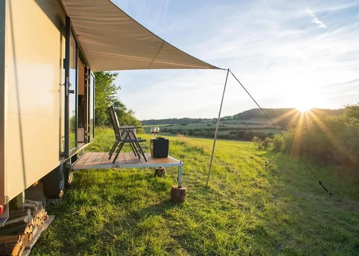 Wonderful Tiny House Hootka With Fabulous View Near Semily Σπίτι διακοπών *