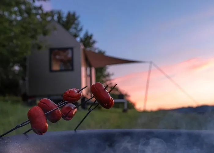 Wonderful Tiny House Hootka With Fabulous View Near Semily Σπίτι διακοπών *