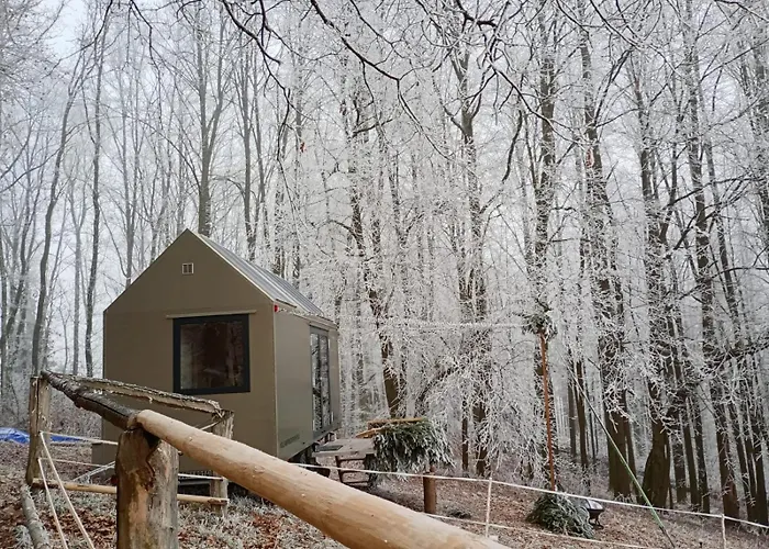 Wonderful Tiny House Hootka With Fabulous View Near Semily *