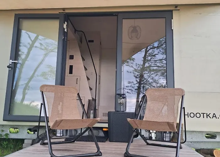Wonderful Tiny House Hootka With Fabulous View Near Semily Σπίτι διακοπών *