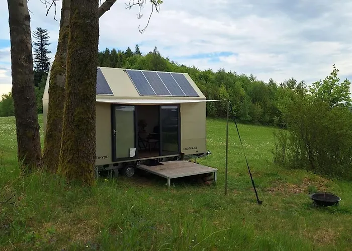 Wonderful Tiny House Hootka With Fabulous View Near Semily * Bystrá nad Jizerou