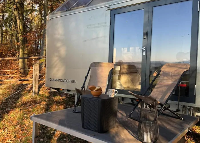 Wonderful Tiny House Hootka With Fabulous View Near Semily Σπίτι διακοπών *